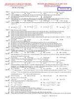ĐỀ KT 1TIẾT lân2- Trường THPT Lê Quý Đôn Hà Đông