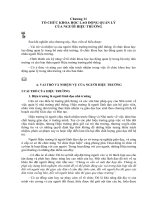 Tổ chức khoa học lao động quản lí của người hiệu trưởng