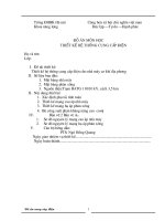 Thiết kế hệ thống cung cấp điện cho nhà máy cơ khí địa phương.DOC