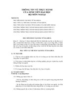 Thông tin thực hành của sinh viên BM Ngoại