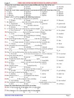 ĐỀ THI KT HK2 LỚP 9 NĂM 2011