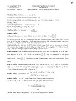 Đề thi mẫu THPT quốc gia môn toán năm 2015 Trường THPT chuyên Hà Tĩnh