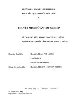 Đồ án tốt nghiệp xây dựng thiết kế Cảng hàng không quốc tế, huyện Tiên Lãng, thành phố Hải Phòng