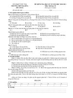 Đề kiểm tra học kỳ 2 - Sinh học 10 (2010-2011)