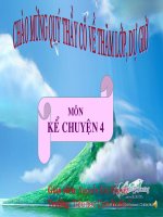 Kể chuyện4: Lời ước đươi trăng.