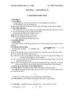 TÓM TẮT LÝ THUYẾT VẬT LÝ 12. ĐỖ VĂN NGỌC