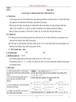 Giáo án tự chọn Toán 9 HK2 (15 tiết)