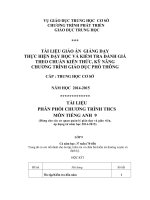 Giáo án tiếng anh 9 đầy đủ