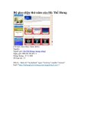 Bộ giao diện thứ 5 của Hà Thế Hưng