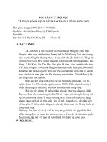 BÁO CÁO Y XÃ HỘI HỌC VỀ THỰC HÀNH CỘNG ĐỒNG TẠI TRẠM Y TẾ XÃ LINH SƠN