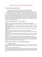 Hướng dẫn viết và chấm sáng kiến kinh nghiệm