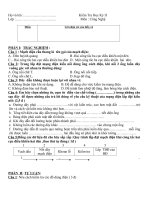 đề thi công nghệ 9 kỳ II