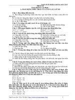 uyện thi môn Vật lý. Phần Dao động cơ học