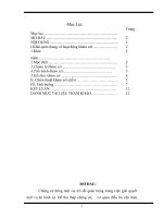 tiểu luận “Hãy phân tích về chiến thuật khám xét chỗ ở. Nêu một tình huống mà trong đó Cơ quan điều tra tổ chức và thực hiện chiến thuật khám xét chỗ ở