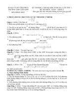 ĐỀ THI THỬ ĐH LÂN 1 TRƯỜNG LIỄN SƠN VP KA