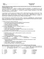 ĐỀ KIỂM TRA 1 TIẾT SỐ 1 ĐỀ 738 HK II ANH 12