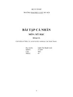 tiểu luận Giới thiệu tổ khúc Le carnival des animaux của Saint Saens.