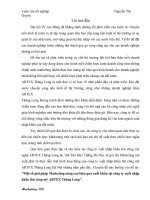 luận văn quản trị marketing Một số giải pháp Marketing nâng cao hiệu quả xuất khẩu tại công ty xuất nhập khẩu thủ công mỹ ARTEX Thăng Long