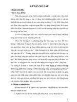 Rèn luyện kỹ năng nói tiếng Anh trong phần Post-reading và Post-listening bằng phương pháp hội thoại