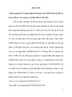 Giá trị pháp lý về quyết định phê duyệt của UBND tỉnh Q đối với dự án đầu tư cho công ty cổ phần đầu tư Tây Bắc.