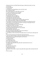 Trắc nghiệm suất huyết tuần hoàn