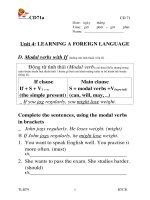 AV 9 Unit 4 Learning a foreign language 2