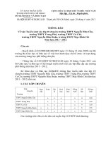 Thi chuyên: Nguyễn Hữu Huân,Nguyễn Hữu cầu, Mạc Đĩnh Chi, Củ Chi, Trung Phú