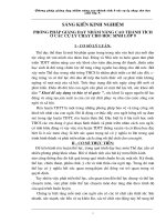 phương pháp giảng dạy nhằm nâng cao thành tích ở các cự ly chạy cho học sinh lớp 9