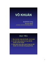 Bài giảng full về vô khuẩn
