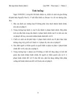 bài thảo luận giải quyết tình huống môn pháp luật đai cương VCU