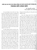 Phát huy vai trò của cộng đồng tri thức người Việt ở Đông Âu trong bối cảnh mới