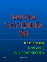 bài giảng ngoại khoa và các bệnh mãn tính