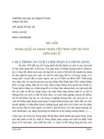 Trung quốc và ASEAN trong tiến trình hợp tác phát triển kinh tế