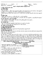 Chương 1 Thành phần nguyên tử