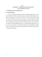 HỆ THỐNG VÀ THIẾT BỊ TRUYỀN DẪN QUANG TẠI VIỄN THÔNG ĐÀ NẴNG