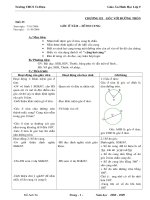 Giáo án Hình học 9 chương III