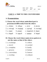 AV 9 Unit 3 A trip to the countryside 2