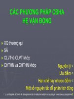 CÁc kỹ thuật xét nghiệm xquang tiêu chuẩn