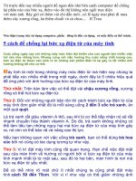 5 cách chống bức xạ điện từ của máy tính