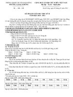 Kế hoạch học kỳ II năm học 2010-2011