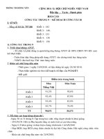 ke hoach thang - pho hieu truong