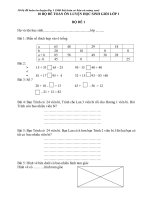Đề thi học sinh giỏi lớp 1 (Bộ đề 1)