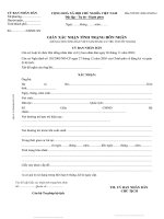 GIẤY XÁC NHẬN TÌNH TRẠNG HÔN NHÂN (Nguoi VN o nuoc ngoai)