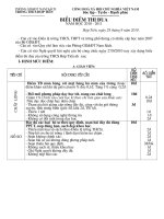 BIỂU ĐIỂM THI ĐUA NĂM HỌC 2010-2011