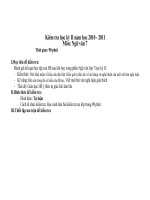 đề thi kỳ II  ngữ văn 7 theo đổi mới