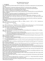 ĐỀ CƯƠNG ÔN TẬP VẬT LÍ 10 - 20102011