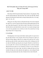 Một số kinh nghiệm nâng cao kĩ năng viết cho học sinh trong qua trình học Tiếng Anh ở trường THPT