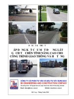 ĐỀ XUẤT KỸ THUẬT ÁP DỤNG KẾT CẤU MẶT ĐƯỜNG LÁT GẠCH TỰ CHÈN TÍNH NĂNG CAO CHO CÔNG TRÌNH GIAO THÔNG VÀ HẠ TẦNG