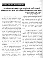 Tìm hiểu nguyên nhân phục hồi và phát triển kinh tế Liên Bang Nga dưới thời Tổng thống V.Putin (2000 - 2008)