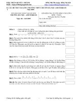 tuyển tập đề thi và đáp án lớp 6 trường AMS